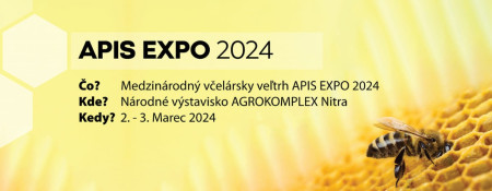 APIS EXPO 2024 - Medzinárodný včelársky veľtrh Nitra